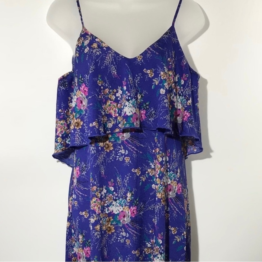 Ali & Kris Floral Maxi Dress with V-Neck Size M